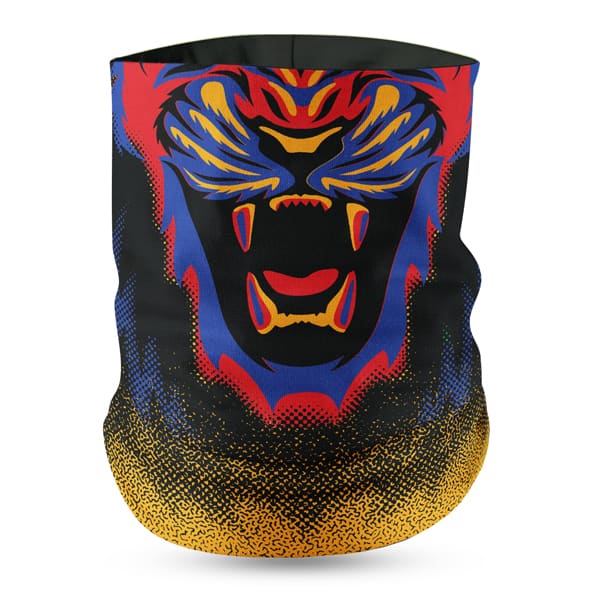 Golden Tubana with Red & Blue Stripes