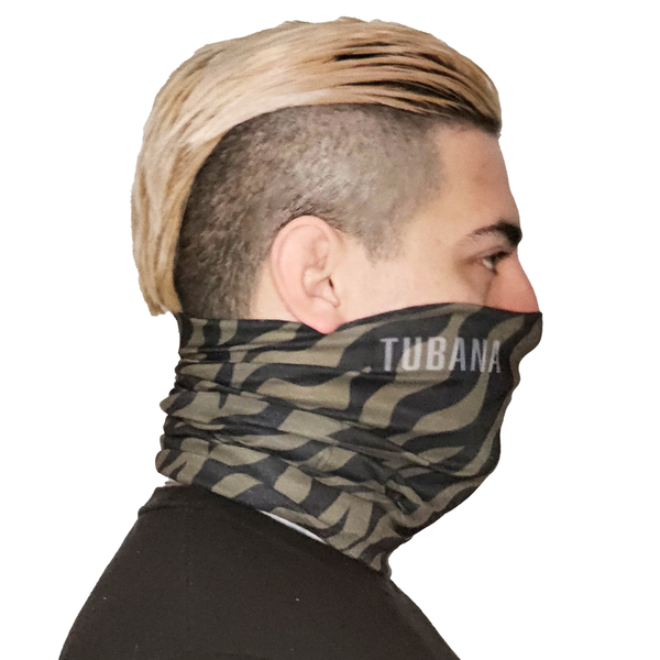 Tiger Print Tubana - Olive