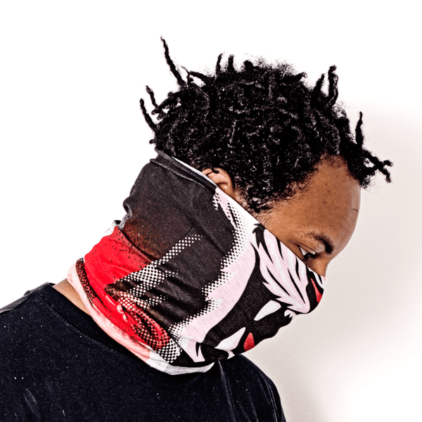 Black Diagonal Stripe Tubana